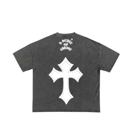 001  BLACK OVERSIZED WASHED TEE